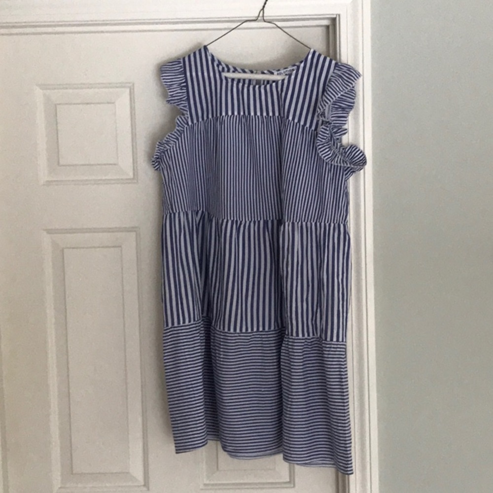 Tiered cotton summer dress